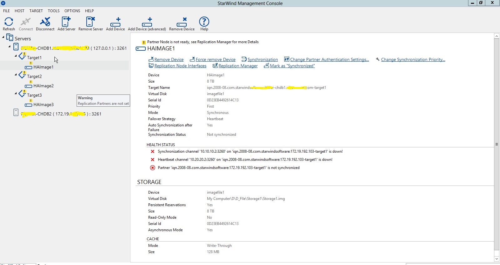 Starwind console