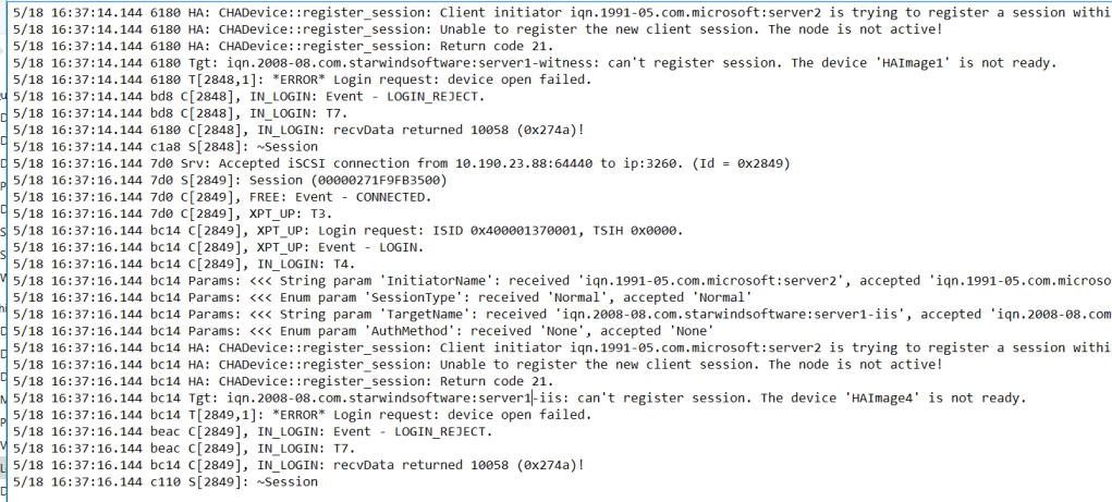 stw log