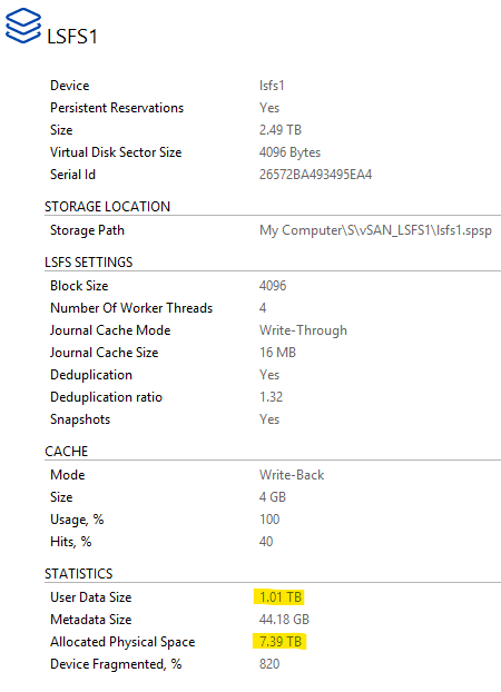 LSFS Device