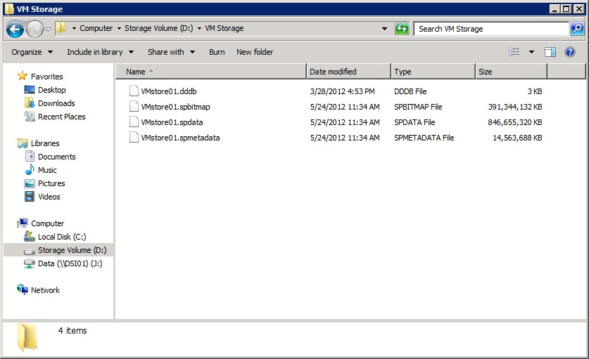 Data files being used by Starwind