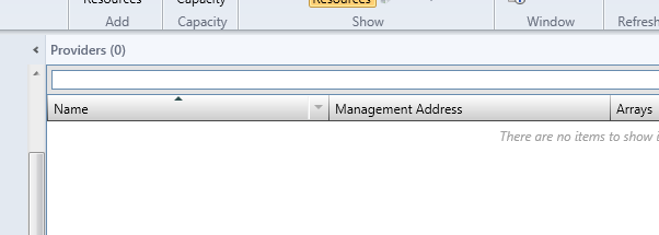 No Storage devices in VMM